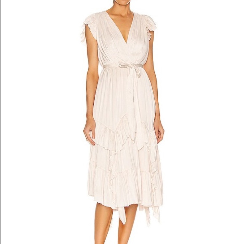 Ulla Johnson Abella Midi Dress - Pearl